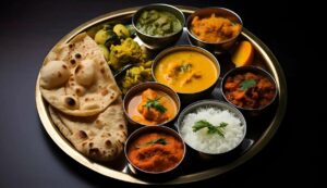Vegetarian thali price