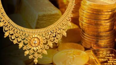 Fall in gold price